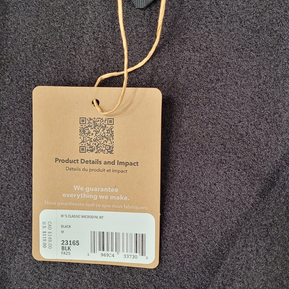 Patagonia Black Full-Zip Lightweight Fleece Women's Jacket